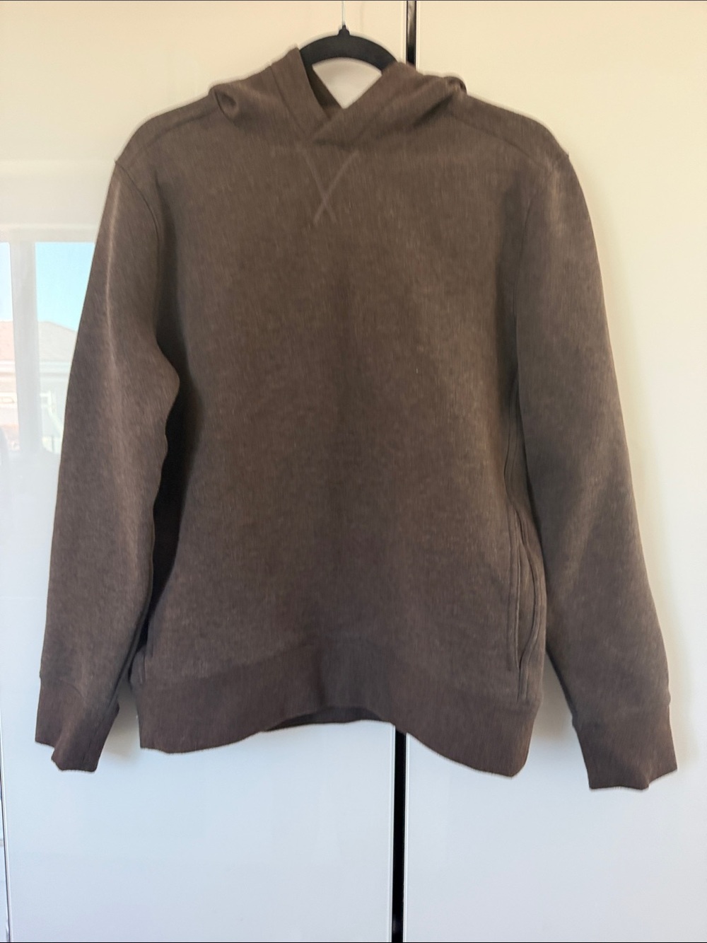 Banana Republic Men's Brown Crewneck Hoodie Sweater